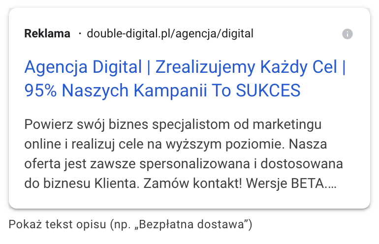 rozszerzenie objaśnień